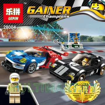 Конструктор Lepin 28004 Ford GT и 1966 Ford GT40 (395 деталей) картинка 6